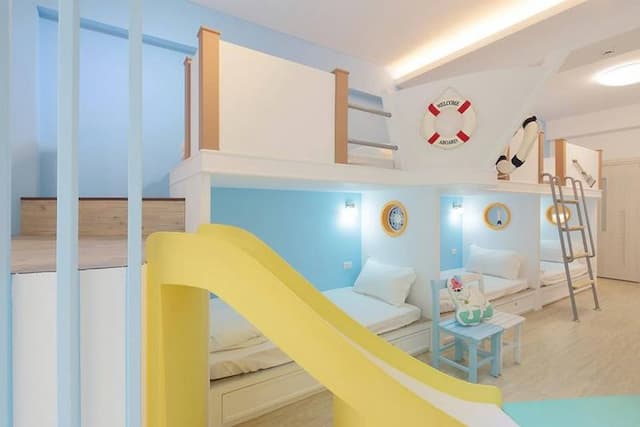 西港外婆家民宿|可選購溜滑梯房-水手日誌|五人套房-2