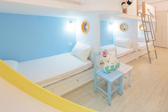 西港外婆家民宿|可選購溜滑梯房-水手日誌|五人套房-3