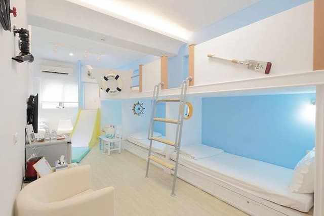 西港外婆家民宿|可選購溜滑梯房-水手日誌|五人套房-4