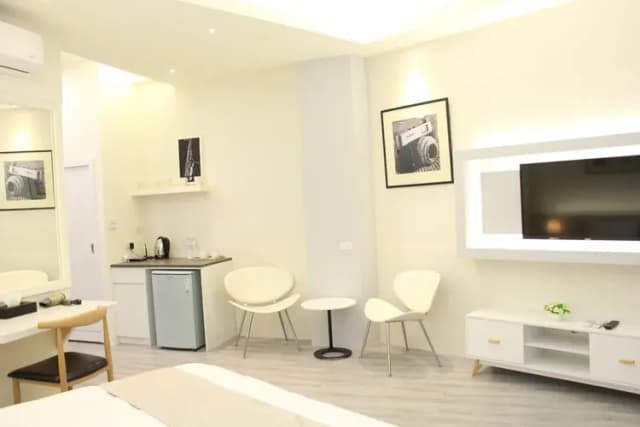 台南良辰暖居|鄰近神農街、設有溜滑梯房-經典雙人房-B01-3