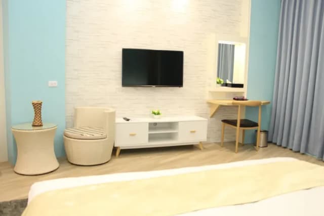 台南良辰暖居|鄰近神農街、設有溜滑梯房-高級雙人房-C01-4