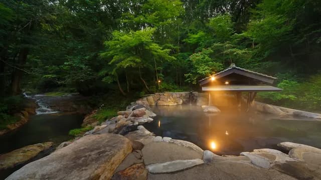 Kurokawa Onsen Mountain Inn Yamamizuki-1 Bed with 4.5 Tatami room-5