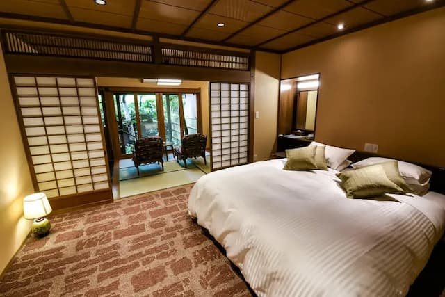 Kurokawa Onsen Mountain Inn Yamamizuki-1 Bed with 4.5 Tatami room-2