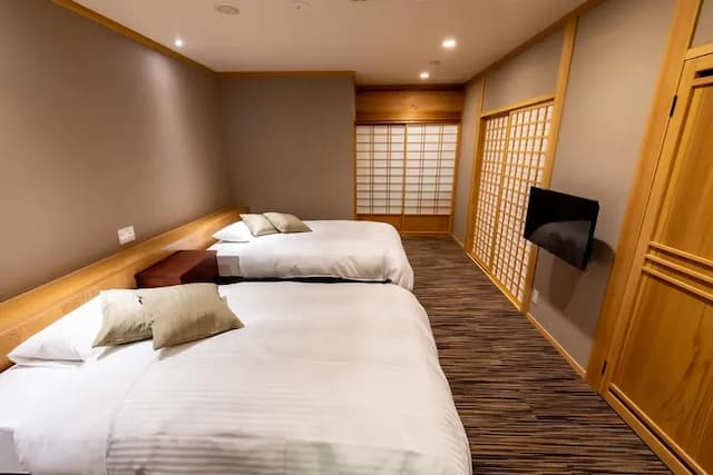 Kurokawa Onsen Mountain Inn Yamamizuki-2 beds with 8 tatami room-5