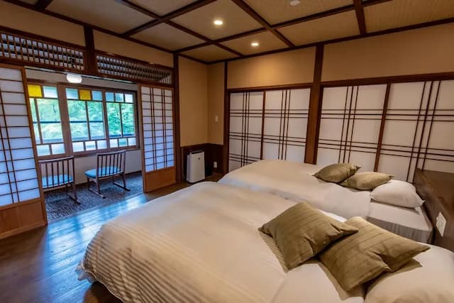 Kurokawa Onsen Mountain Inn Yamamizuki-2 beds with 6 tatami room-2