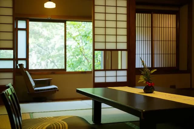 Kurokawa Onsen Mountain Inn Yamamizuki-Japanese-style 10 tatami 2 rooms, living 14 tatami-4