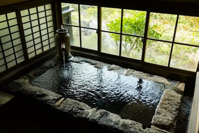 Kurokawa Onsen Mountain Inn Yamamizuki-Japanese-style 10 tatami 2 rooms, living 14 tatami-5