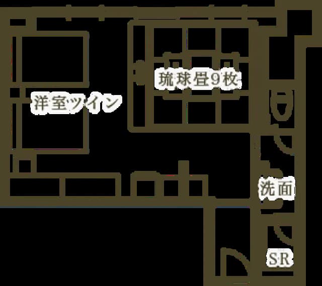 HANAMAKI ONSEN HOTEL KOYOKAN-Japanese Western Style Room of Ryukyu Tatami-2