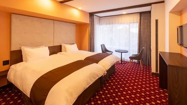 HANAMAKI ONSEN HOTEL KOYOKAN-ROH Western Twin Room Non-Smoking-1