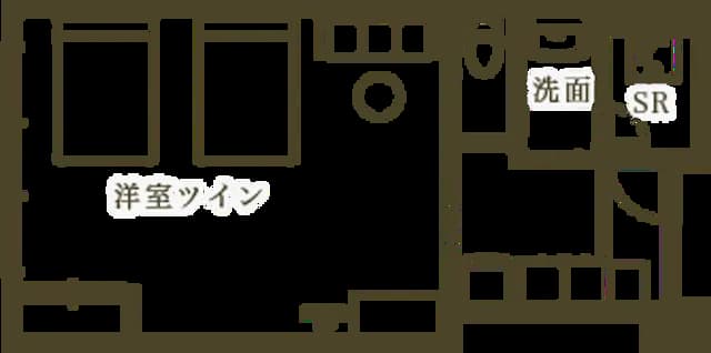 HANAMAKI ONSEN HOTEL KOYOKAN-Standard Twin Room A for 3 people -Non Smoking-2