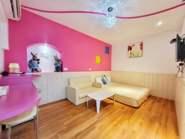 興吉旅店 | 室內公共空間自行車停放-標準二人房-4