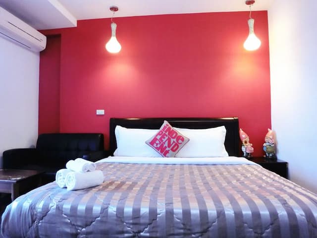 興吉旅店 | 室內公共空間自行車停放-山景VIP二人房-7