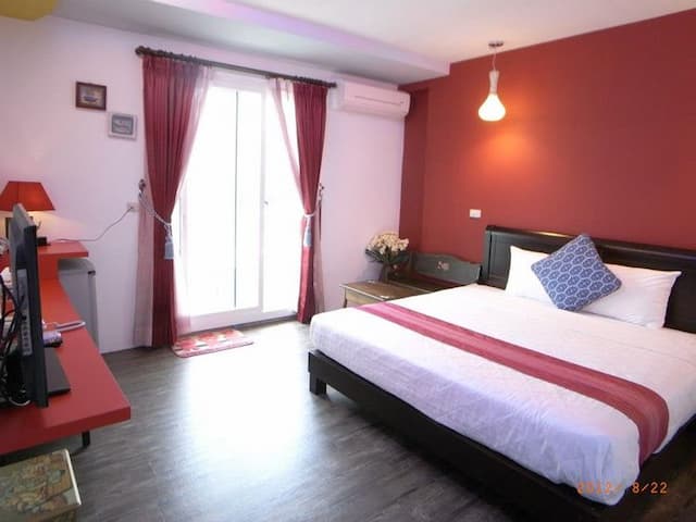 興吉旅店 | 室內公共空間自行車停放-山景VIP二人房-4