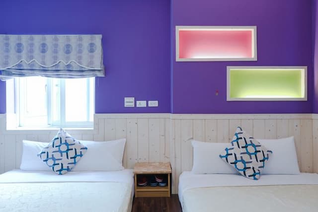 興吉旅店 | 室內公共空間自行車停放-本舘四人房-2