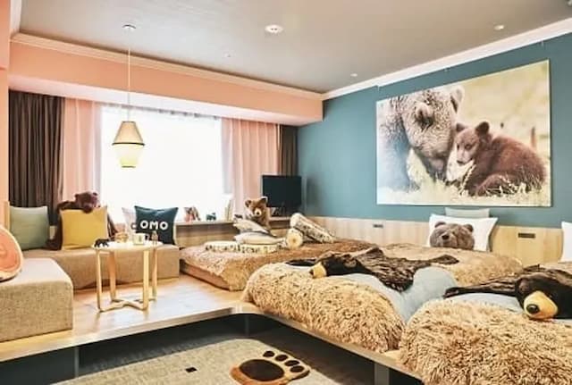 【星野集團】OMO7 旭川|旭川站步行13分/旭山動物園來回免費巴士 (冬季限定)-蝦夷棕熊房【不挑房】-1