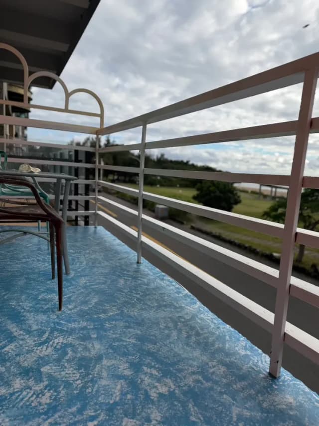 墾丁翡麗金旅店 | 墾丁大街步行2分鐘-海景雙人房-附陽台-301-4