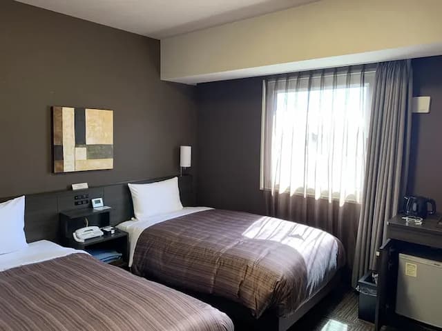 Hotel Route-Inn Takaoka Ekimae-Standard Twin Room-1