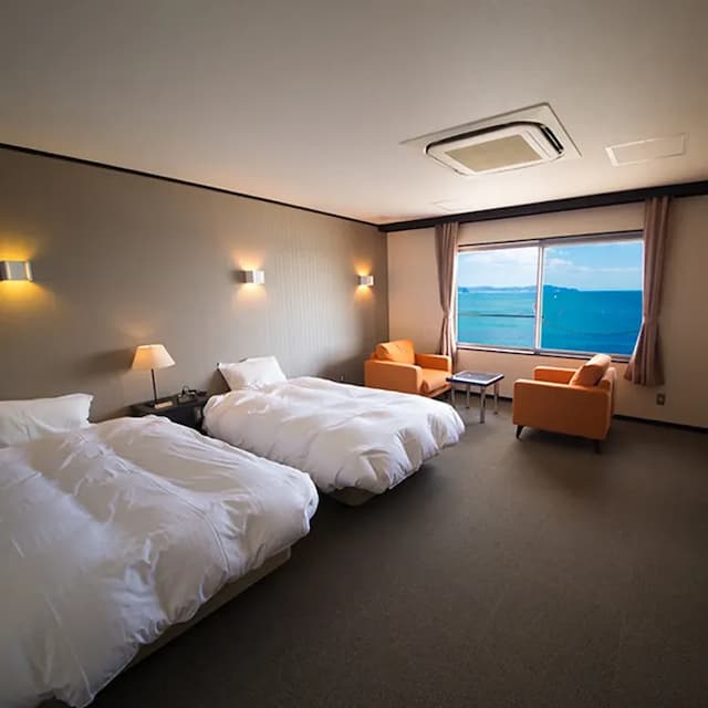 Ocean view Western-style twin room ☆ No smoking