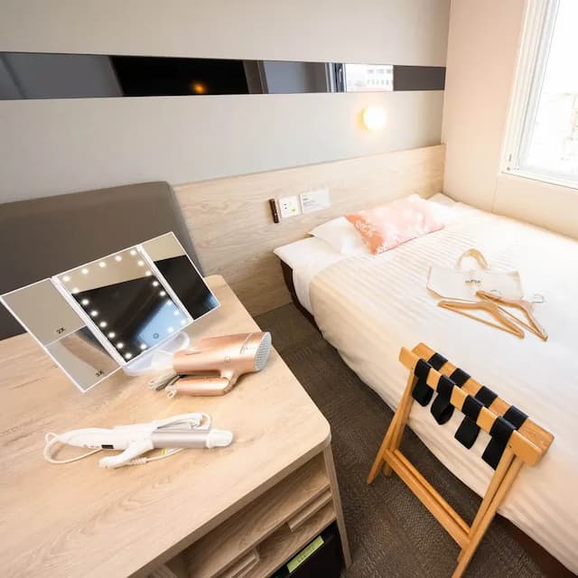 丸龜站前 超級飯店 天然溫泉「京極之湯」|丸龜站徒步5分/丸龜城徒步10分-女性房【不挑房】-1