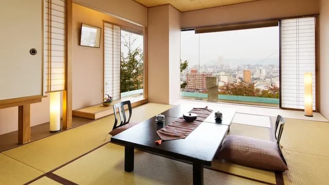 ◆ Natural hot spring ◆ With boat-shaped open-air bath-Japanese-style room 12 tatami mats + next room-