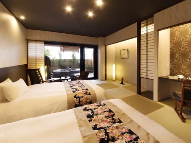 夕凪之湯 花樹海飯店|昭和町站開車5分/高松城址開車15分/高松站免費接送-日式房|附岩露天浴池【不挑房】-1