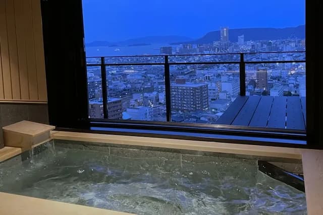 夕凪之湯 花樹海飯店|昭和町站開車5分/高松城址開車15分/高松站免費接送-瀬戶内海尊貴套房|最高層/附展望浴池【不挑房】-5