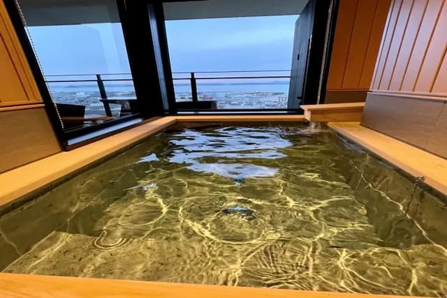 夕凪之湯 花樹海飯店|昭和町站開車5分/高松城址開車15分/高松站免費接送-島嶼套房A|最高層/附展望浴池【不挑房】-4