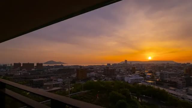 Japanese-Western style room with natural hot spring open-air bath Premium semi-suite