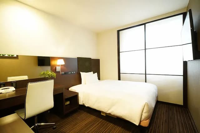 Hotel Riverge Akebono-Main Building Budget Double Room Smoking-1