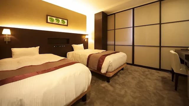 Hotel Riverge Akebono-Main Building Budget Twin Room Smoking-6