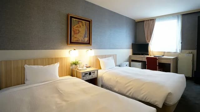 Hotel Riverge Akebono-Main Building Budget Twin Room Non-Smoking-6