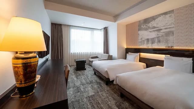 Hotel Riverge Akebono-East Wing Sakura Floor Riverge Twin Non-Smoking-6