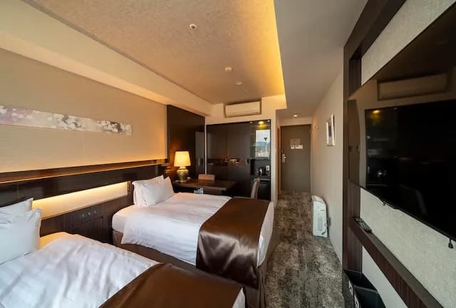 Hotel Riverge Akebono-East Wing Sakura Floor Standard Twin Non-Smoking-4