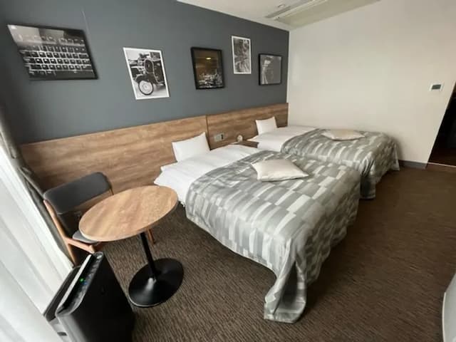 福井cooju飯店|恐龍主題家庭房/福井恐龍博物館開車35分/丸岡城開車10分-經濟雙床房【不挑房】-7