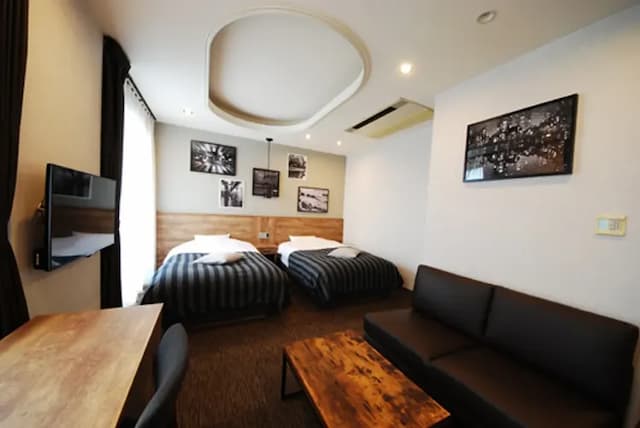 福井cooju飯店|恐龍主題家庭房/福井恐龍博物館開車35分/丸岡城開車10分-雙床房【不挑房】-1