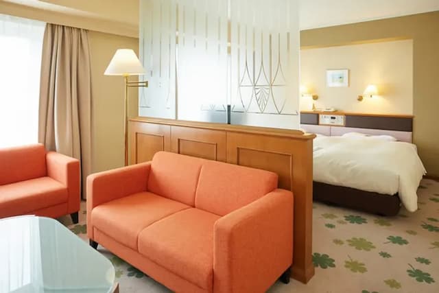 福井藤田飯店|福井車站徒步10分/福井城址徒步10分/恐龍博物館開車50分-豪華雙床房【不挑房】-1