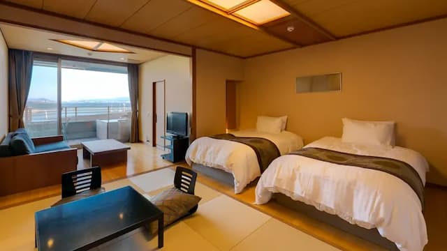 Japanese style twin cypress type whole room