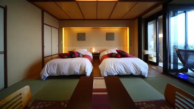 Guest room with open-air bath "Fuga" Japanese-style room type