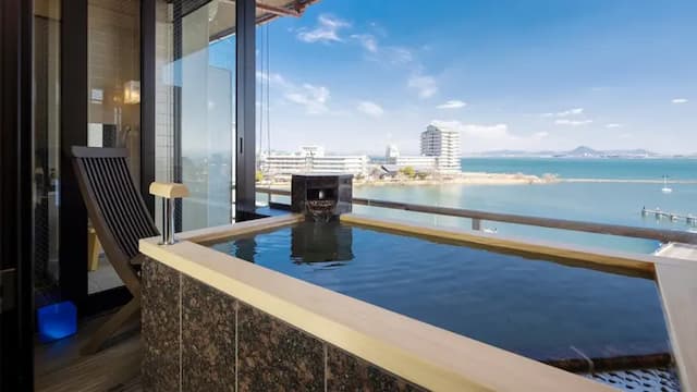 雄琴溫泉 琵琶湖綠水亭飯店|雄琴溫泉車站接駁服務/大浴場/部分房型有附露天風呂-〈風雅〉日式雙床房|湖景、露天風呂【不挑房】-7