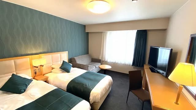 Hotel Sunroute Hikone-Standard Twin Room A Non-Smoking-7