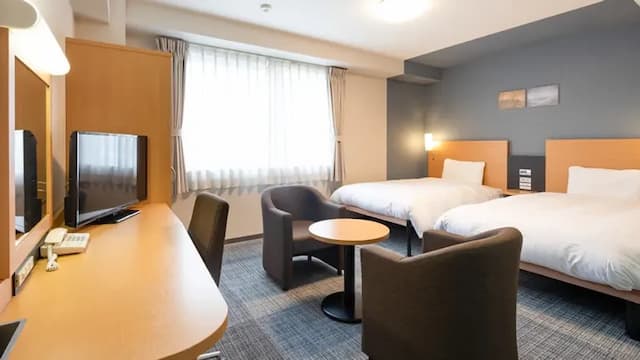 Comfort Hotel Hikone-Standard Twin Room 1 with Breakfast Non-Smoking-7