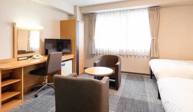 Comfort Hotel Hikone-Standard Twin Room 1 with Breakfast Non-Smoking-3