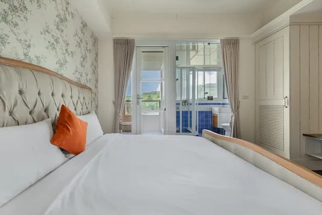 墾丁後灣 南法風情海景民宿|近海洋生物博物館-山景雙人房-3