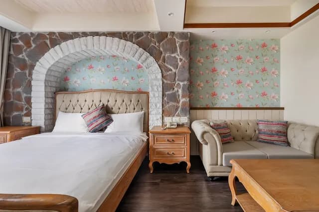 墾丁後灣 南法風情海景民宿|近海洋生物博物館-海景豪華雙人房-附陽台-4