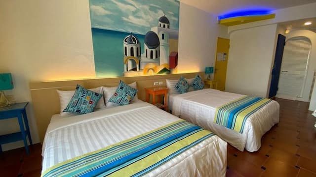 Hai Tan Lian Ching-Quadruple room with sea view-6