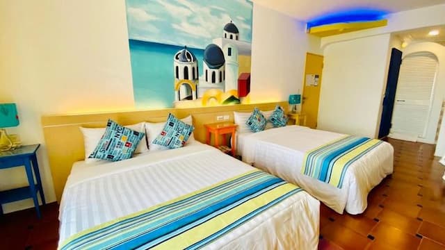 Hai Tan Lian Ching-Quadruple room with sea view-4