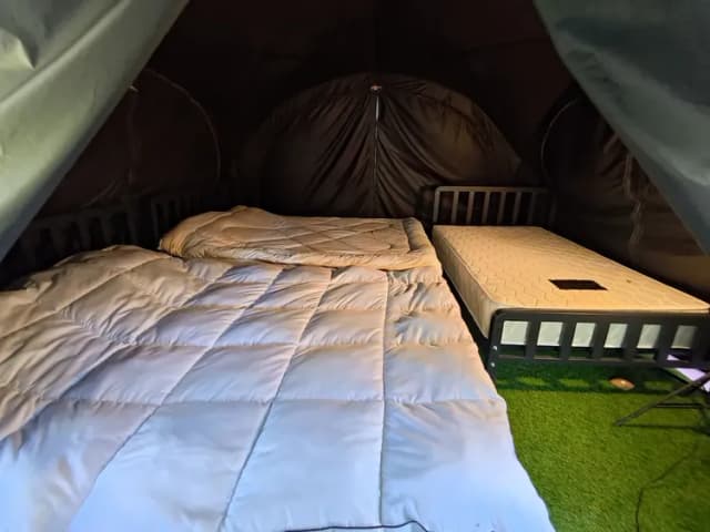 森星林驛站 | 地理位置絕佳、露營車內看星空-【懶人露營】帆船帳 II|12M*5M-4