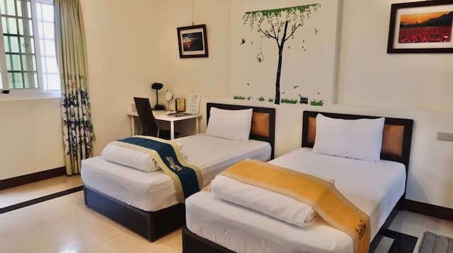 屏東幸福莊園民宿 | 免費停車、美味早餐-景觀雙人套房-2