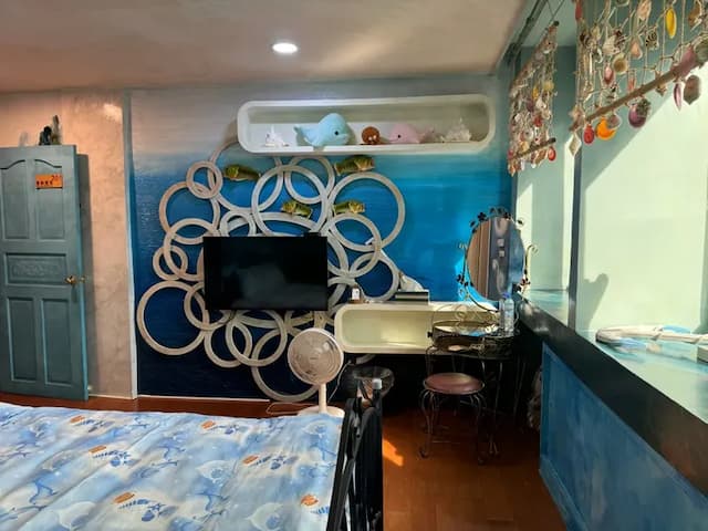 3D Sunflower Embossed B&B-Deluxe Relief Double Room-3