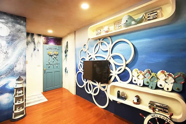 3D Sunflower Embossed B&B-Deluxe Relief Double Room-9